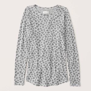 A&F Cozy Long-Sleeve Ribbed Legging Tee